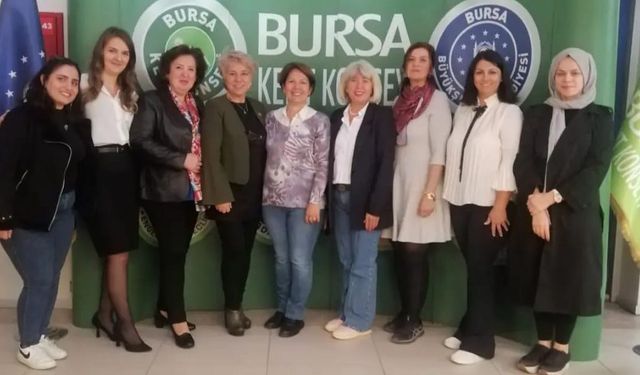 TOSYÖV Bursa Kadın Komitesi’nden Bursa Kent Konseyi’ne Ziyaret