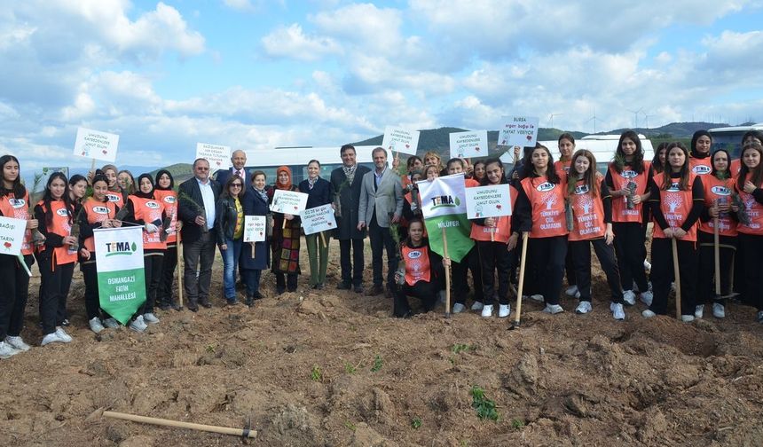 Bursa'da Donörlerin Anısını Yaşatacak Fidanlar Dikildi